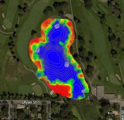 Golf Course Pond Aerial 4 Golf Course Pond Aerial 4